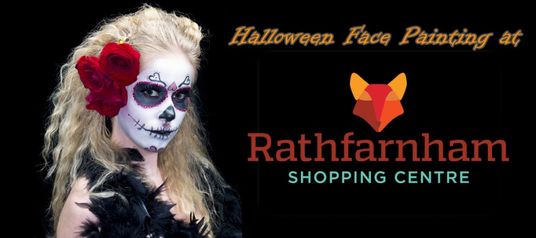 Halloween Face painting at Rathfarnham Shopping Centre